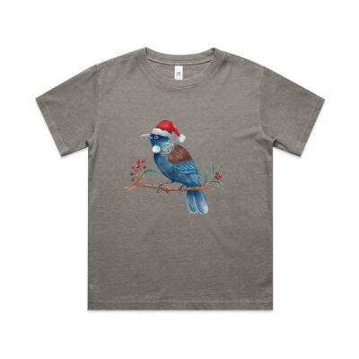 Christmas Tui Bird - AS Colour Kids Heavy Faded T shirt Thumbnail