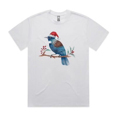 Christmas Tui Bird - AS Colour Mens Heavy Tee Thumbnail