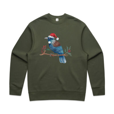 Christmas Tui Bird - AS Colour Mens Relax Crew Thumbnail