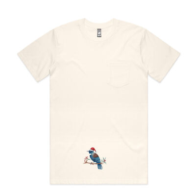 Christmas Tui Bird - AS Colour Mens Classic Pocket Tee Thumbnail