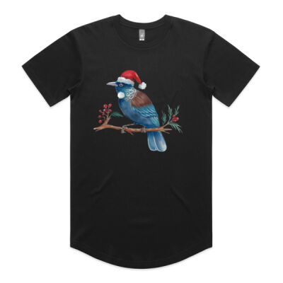 Christmas Tui Bird - AS Colour Mens Staple Curve Tee Thumbnail