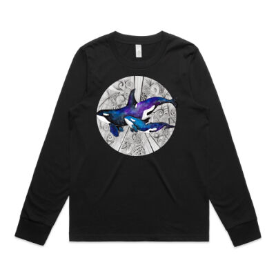Space Orcas - AS Colour Womens Maple Longsleeve Tee Thumbnail
