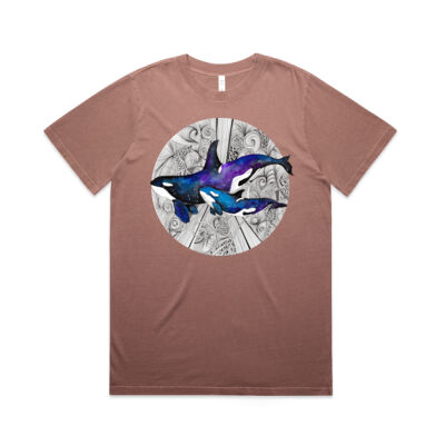 Space Orcas - AS Colour Womens Heavy Faded Tee Thumbnail