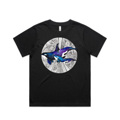 Space Orcas - AS Colour Womens Classic Minus Tee Thumbnail