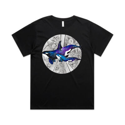 Space Orcas - AS Colour Womens Martina Boyfriend Tee Thumbnail