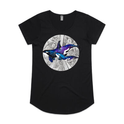 Space Orcas - AS Colour Womens Mali Tee Thumbnail