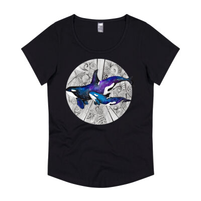 Space Orcas - Thread Project Womens Jazz Tee Thumbnail
